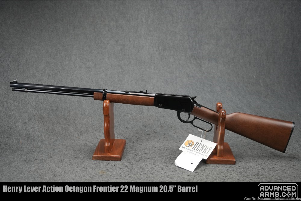 Henry Lever Action Octagon Frontier 22 Magnum 20.5” Barrel-img-1