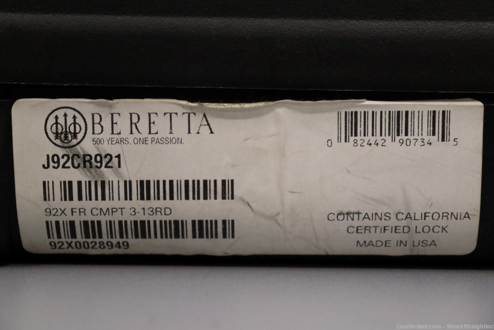 Beretta 92X Compact 9mm 4.25" w/Box-img-17