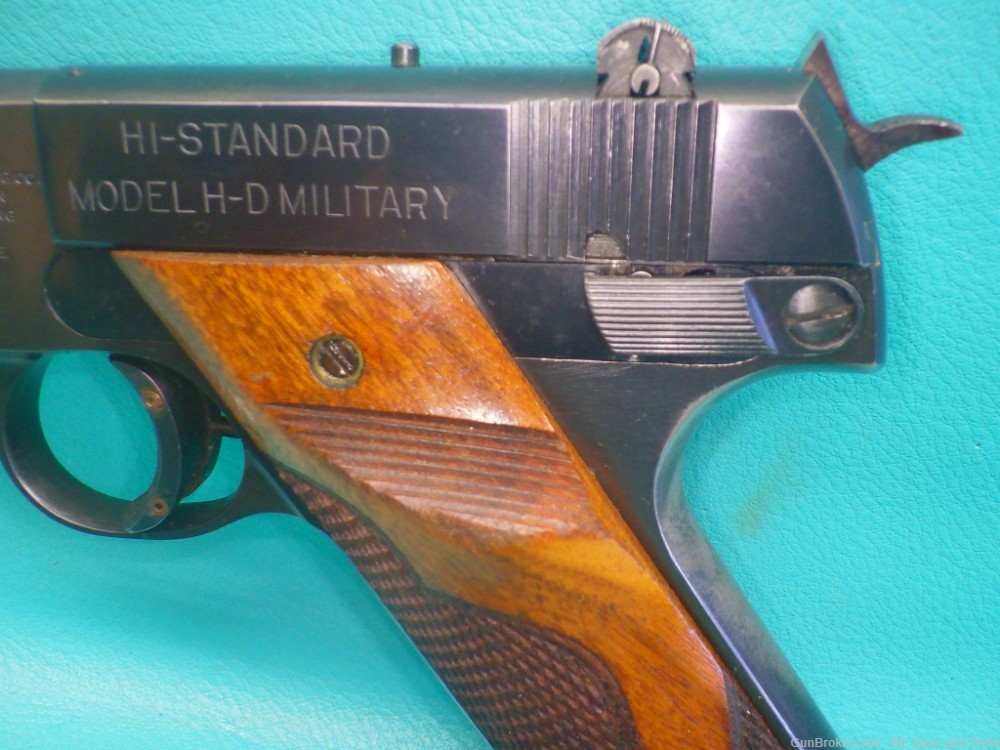 High Standard H-D Military .22lr 4.5"bbl Pistol-img-6