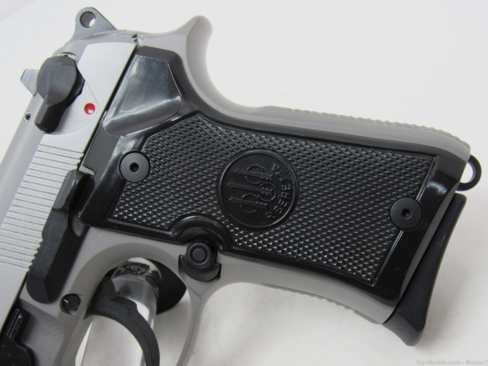  Beretta 92fs Compact L Inox / Stainless w/4.25"Brl $.01 Start No Reserve-img-4