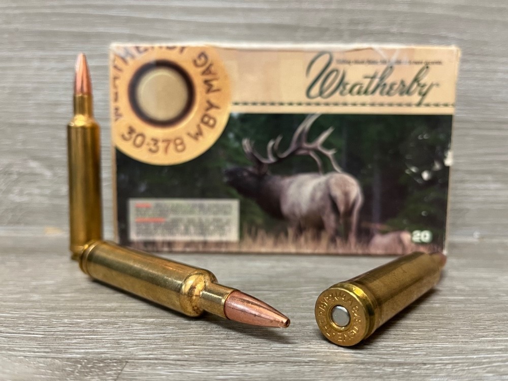Weatherby .30-378 Weatherby Magnum,180 grain 30-378 wbymag, 40 total rounds-img-1