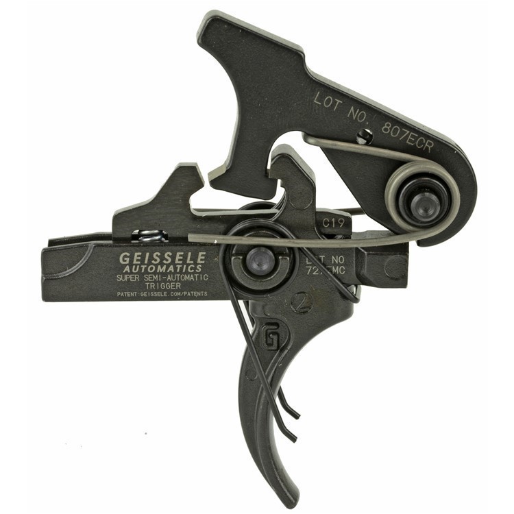 Geissele AR15 SSA Curved Trigger Kit 4.5 lb. 01509 DAV NIB No CC Fee-img-0