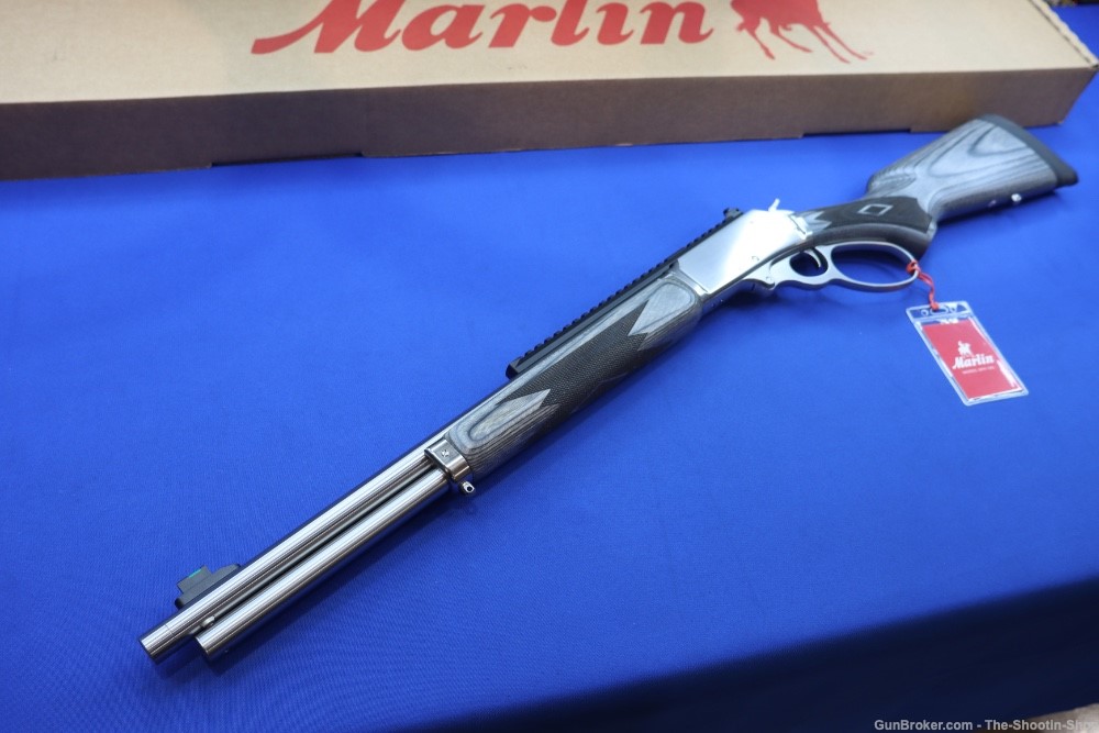 Marlin Model 1895 SBL Rifle 45-70 GOVT Stainless 19" Large Loop XS RAIL TB-img-37