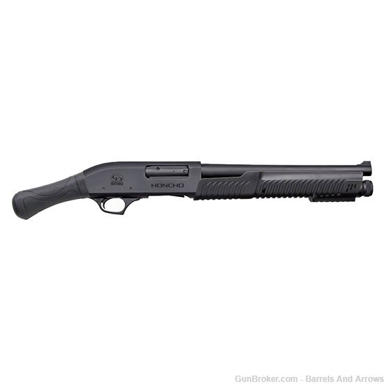 Charles Daly 930.317 Honcho Pump Action Shotgun, 12 Ga, 3", 14" Bbl, Black-img-0
