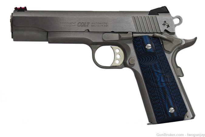 New-Colt 1911 Competition Stainless .45 ACP 5" 70 Series Pistol ! O1070CCS-img-0