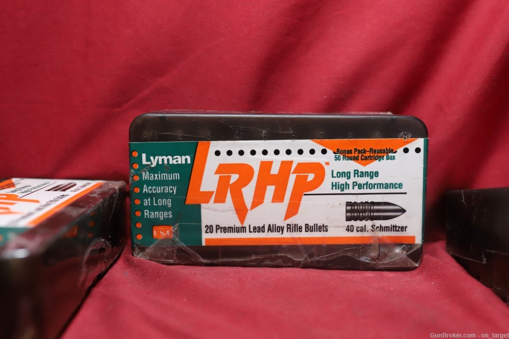 Lyman LRHP 40 Cal. Schmittzer Muzzleloader 400 Gr. 409" 60 Count -img-3