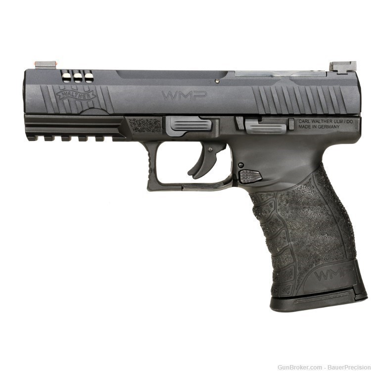 Walther WMP Pistol 22 WMR 4.5" Barrel Black Optics Ready 10 Rd 5220302-img-0