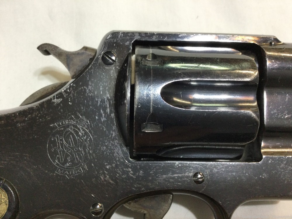 S&W .445 HE FIRST MODEL Special Caliber in .455 Mark II Cal. w/ammo-img-13