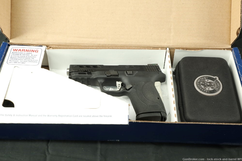 Smith & Wesson S&W Performance Center M&P9 Shield EZ Silver 9mm Pistol-img-43