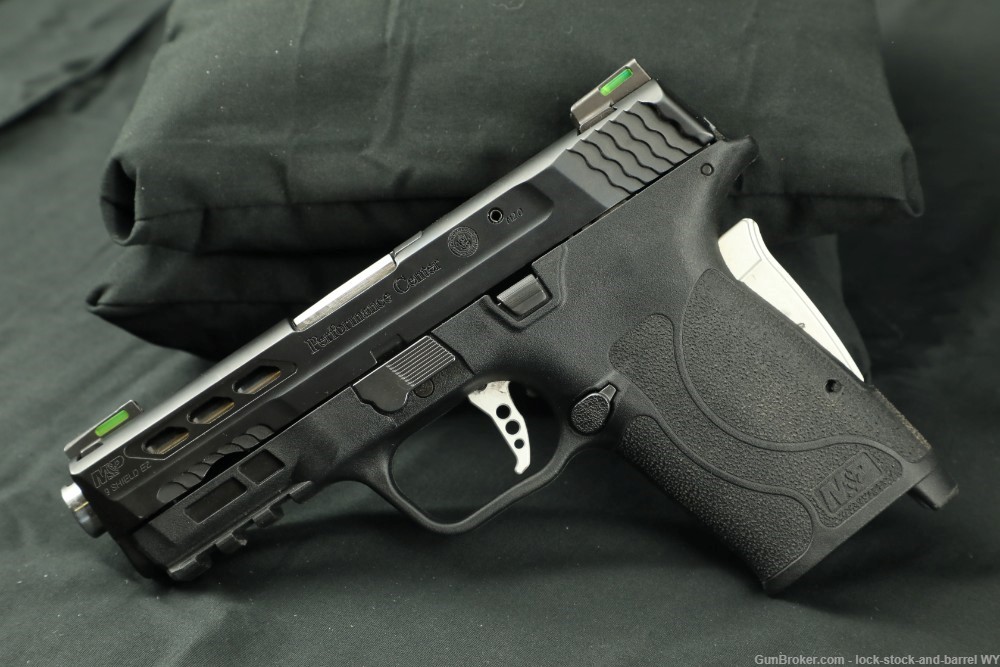 Smith & Wesson S&W Performance Center M&P9 Shield EZ Silver 9mm Pistol-img-6