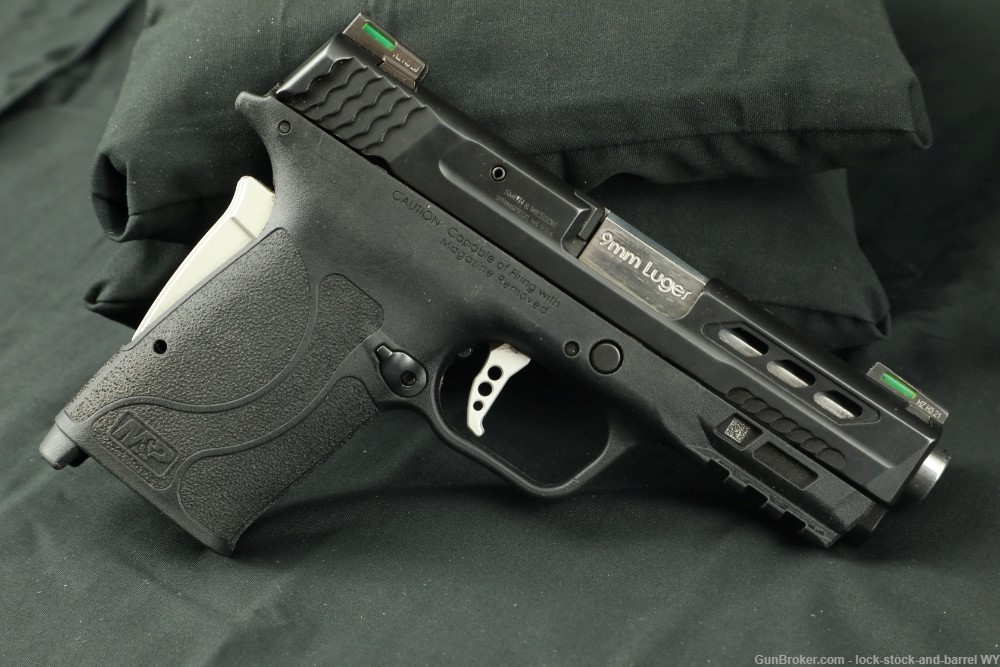 Smith & Wesson S&W Performance Center M&P9 Shield EZ Silver 9mm Pistol-img-3
