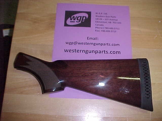 Browning parts, Gold 12ga Hunter Gloss buttstock, stock, NOS wood-img-1