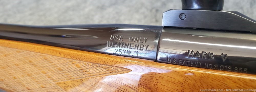 Weatherby Mark V 257 Wby Mag 24" Rifle | w Buehler mts & rings-img-5