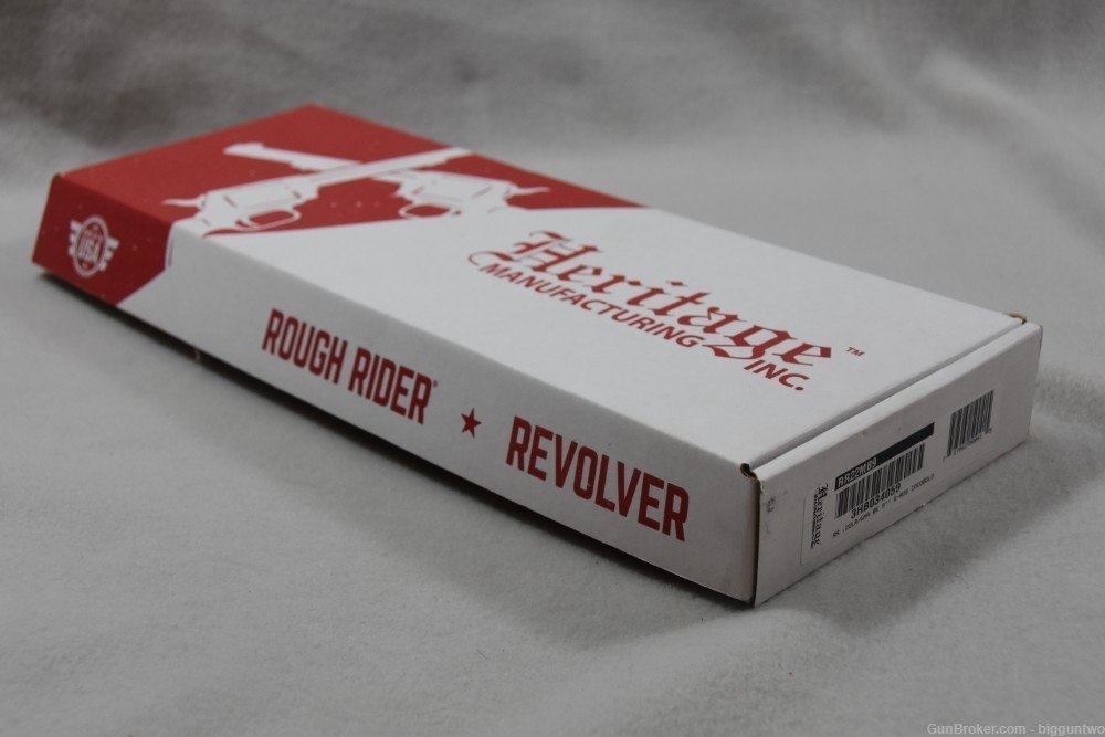 HERITAGE ROUGH RIDER 22 LR/22WMR 9" 6-RD REVOLVER Brand New in Box w/ paper-img-1