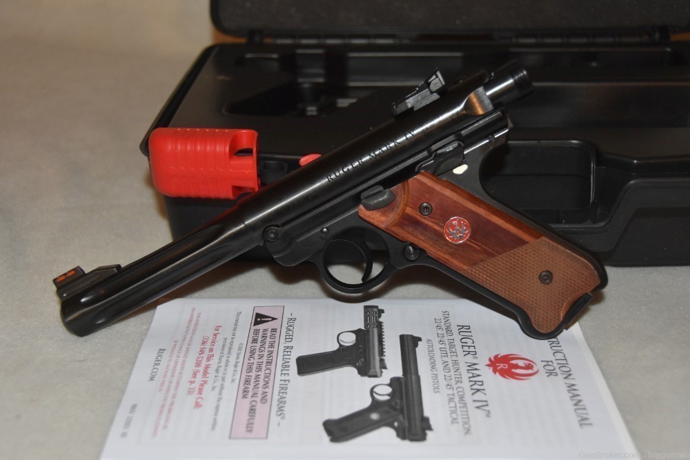 Ruger MKIV Hunter, 22LR, Semi Auto, Brand New in Box with paper, etc. -img-2
