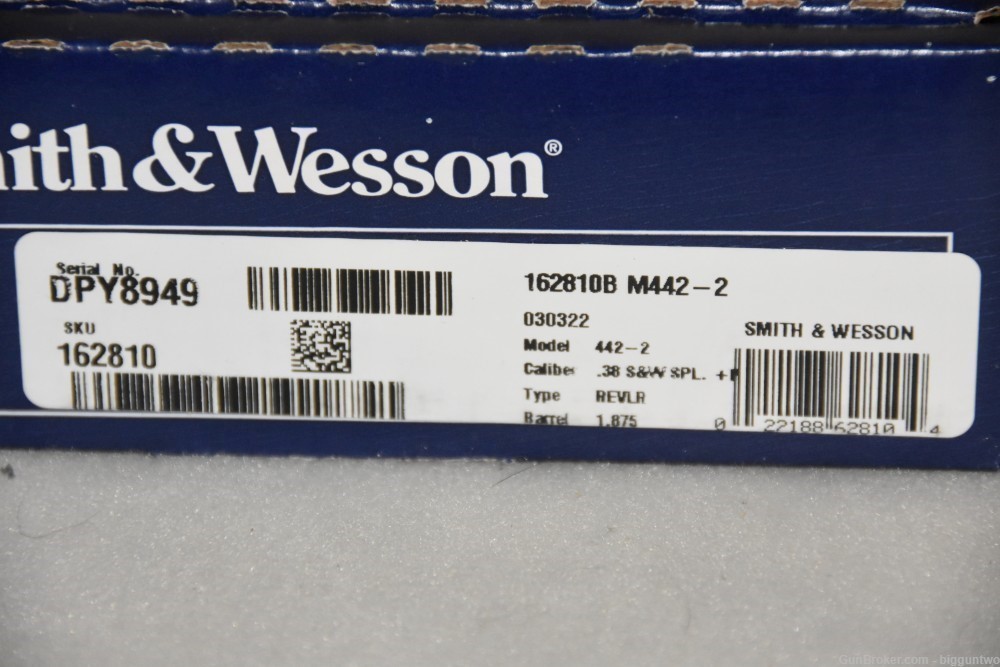 Smith and Wesson M442-2 Revolver, 38SW Spl Caliber Brand New in Box-img-7