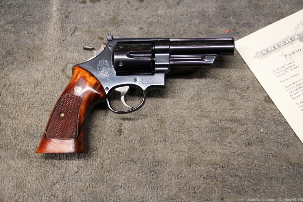 Smith & Wesson Pre 29 44 Mag With Letter 4" 1957 5 Screw -img-4