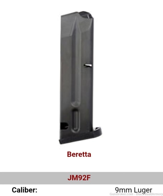 Beretta 92fs 10 rnd Magazine-img-0