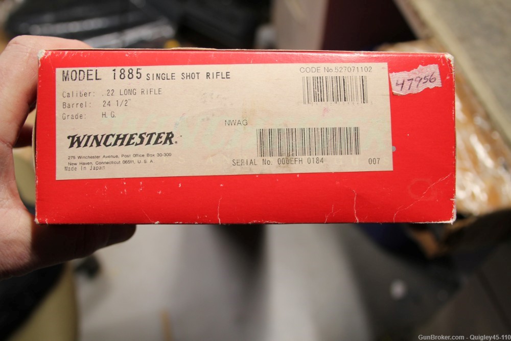 Winchester 1885 High Grade 22 LR Fantastic Wood Low Wall NOS -img-16