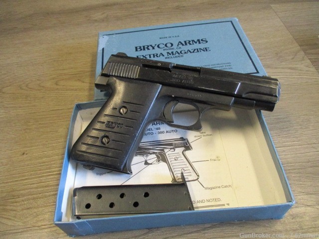 Gun Smith Special Bryco 48 380auto Jennings Arms Pistol 380acp 2 mags AUTO -img-9