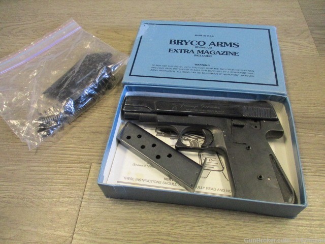 Gun Smith Special Bryco 48 380auto Jennings Arms Pistol 380acp 2 mags AUTO -img-0