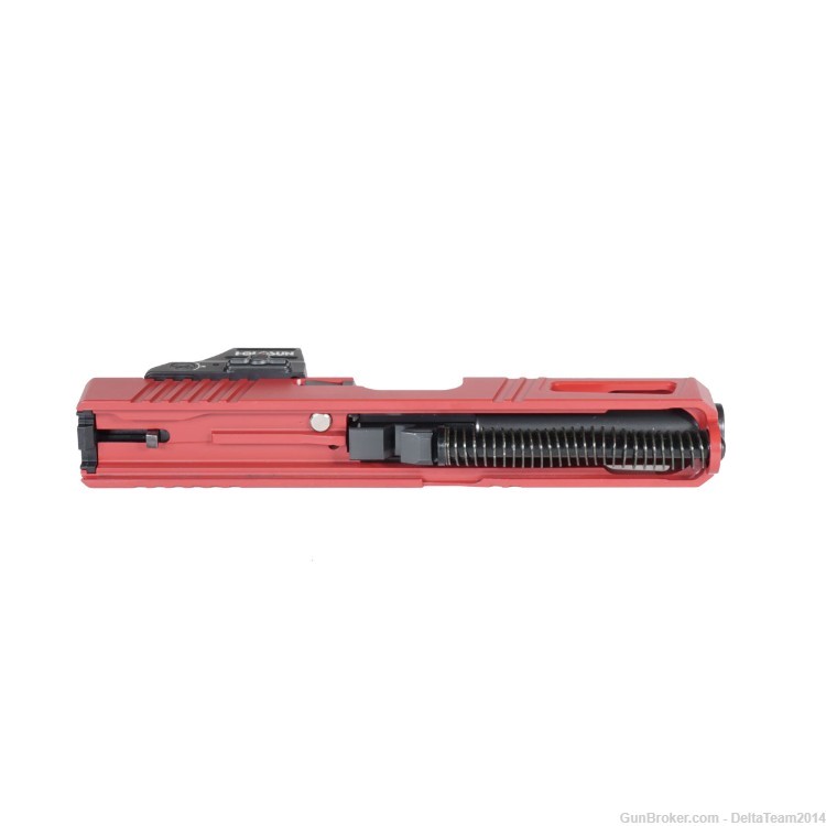 Complete Slide for Glock 19 - Holosun 407C-X2 - Red Crimson 17-4 RMR Slide-img-2