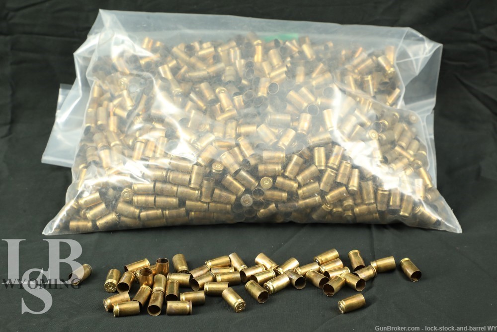 Approximately 1,339x 380 Auto Brass Casings -img-0