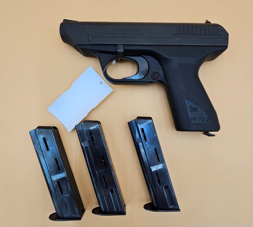 Heckler&Koch HK VP70Z 9mm semi auto pistol 1st polymer Aliens ME-img-5