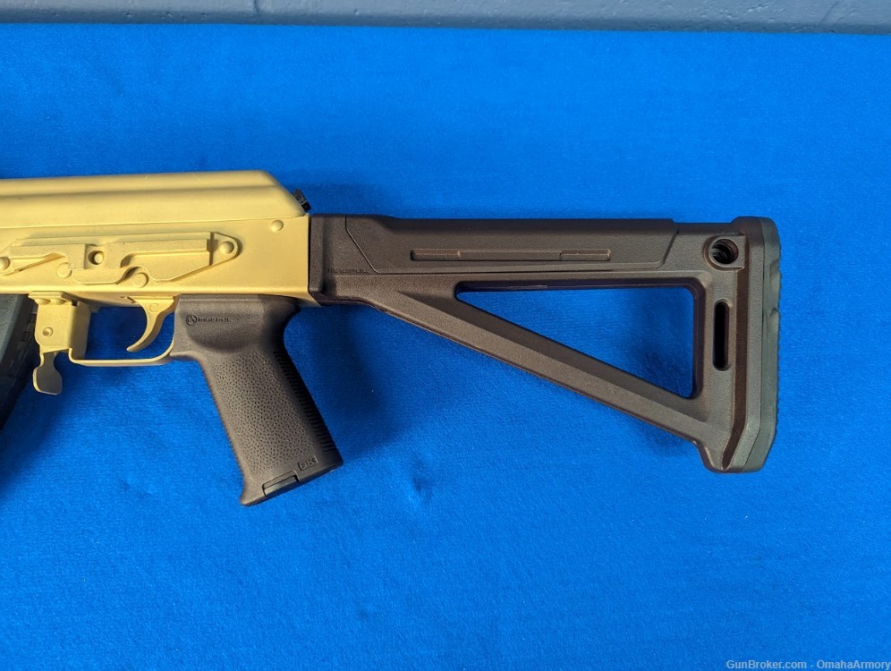 Century Arms RAS47 Golden Cerakote Magpul Plum Furniture AK47 American AK-img-6