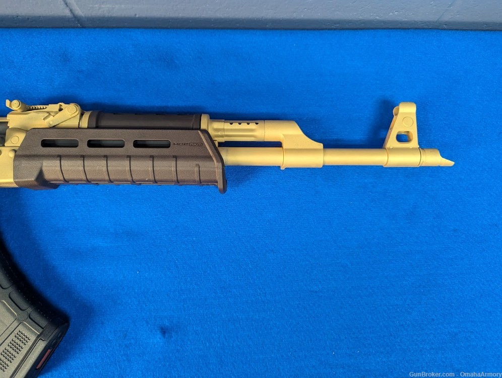 Century Arms RAS47 Golden Cerakote Magpul Plum Furniture AK47 American AK-img-3