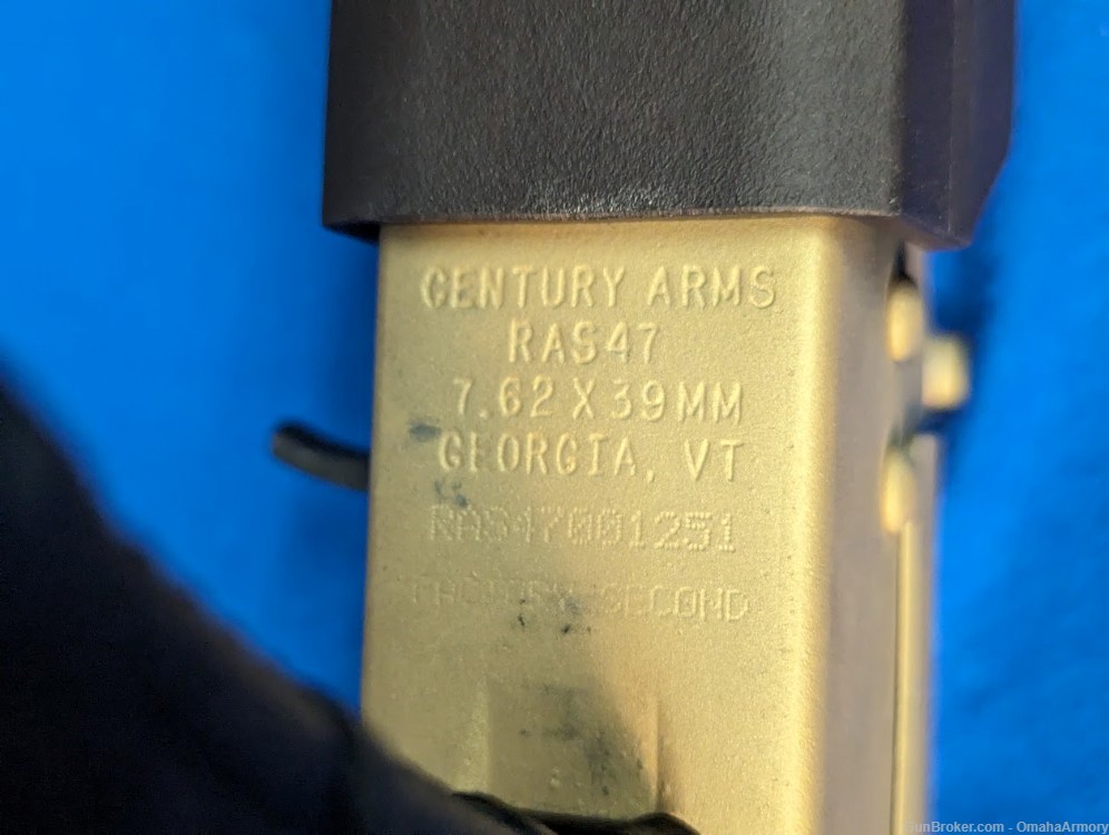 Century Arms RAS47 Golden Cerakote Magpul Plum Furniture AK47 American AK-img-4