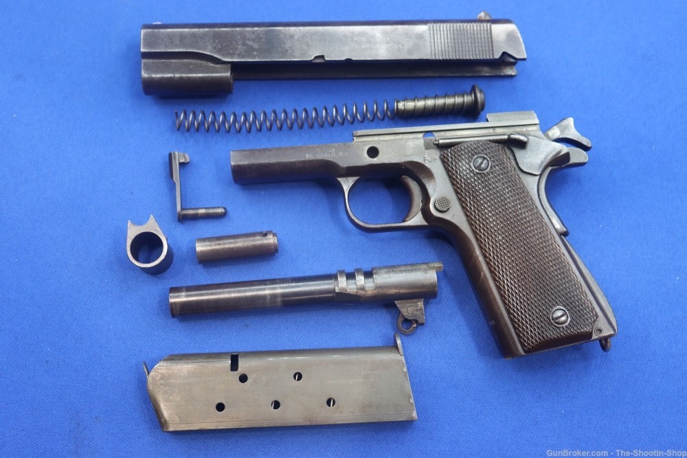 US Remington Rand Model 1911 A1 Pistol 45ACP 1945 MFG SA 1911A1 US ARMY WW2-img-41