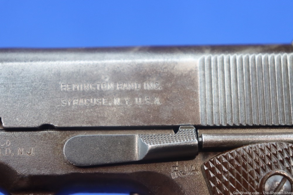 US Remington Rand Model 1911 A1 Pistol 45ACP 1945 MFG SA 1911A1 US ARMY WW2-img-19