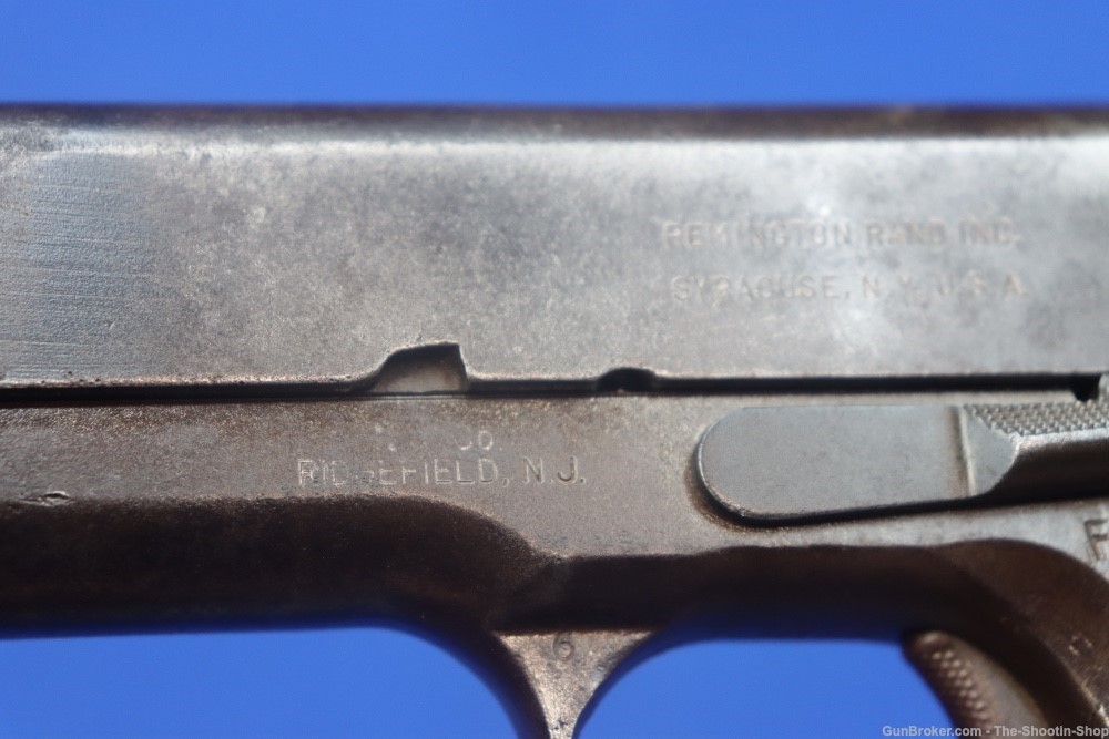 US Remington Rand Model 1911 A1 Pistol 45ACP 1945 MFG SA 1911A1 US ARMY WW2-img-18