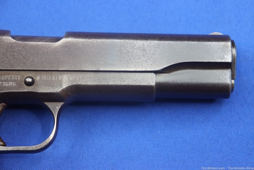 US Remington Rand Model 1911 A1 Pistol 45ACP 1945 MFG SA 1911A1 US ARMY WW2-img-6