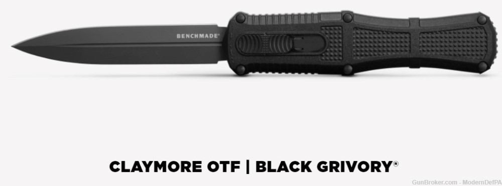 Benchmade Auto Claymore Black Grivory Auto OTF Knife NEW in TELFORD PA-img-0