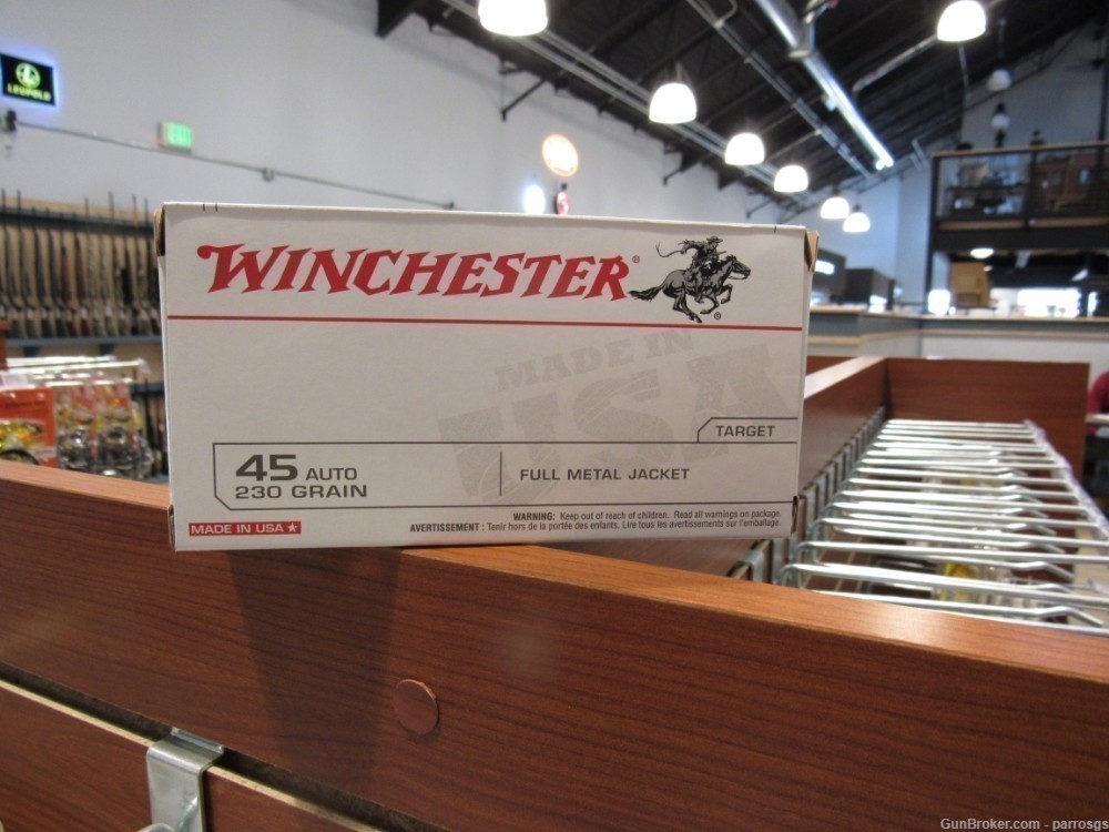 WINCHESTER Q4170 CASE OF 500 45 ACP 230 FMJ MORE POLICE TRADE IN DEALS-img-2