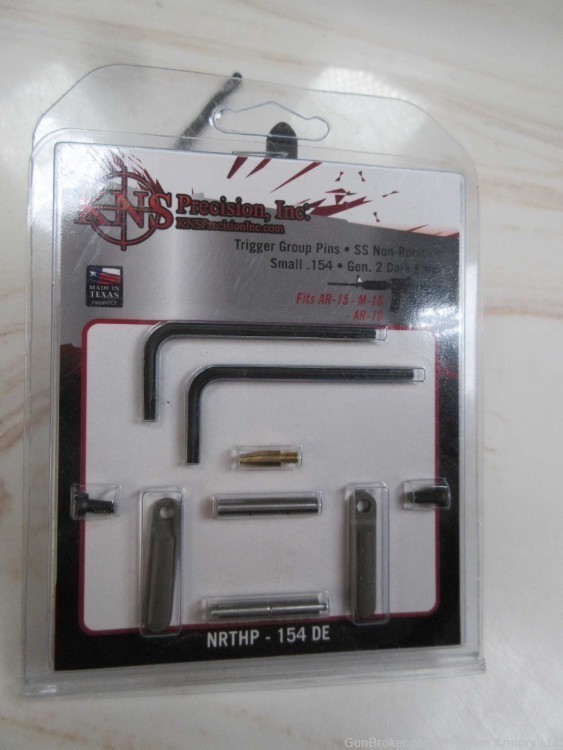 KNS PRECISION NON-ROT Trigger/Hammer PINs .154 G2 FDE-img-3