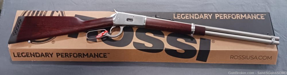 ROSSI R92 CARBINE 454 CASULL 20" STAINLESS LEVER ACTION RIFLE NEW-img-1