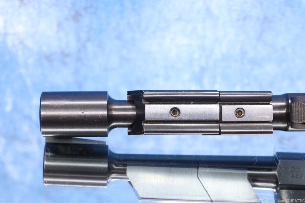 HIGH STANDARD OLYMPIC 22 SHORT WITH BARREL WEIGHT AND COMP BARREL-img-19