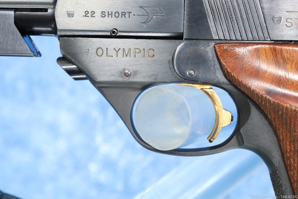 HIGH STANDARD OLYMPIC 22 SHORT WITH BARREL WEIGHT AND COMP BARREL-img-4