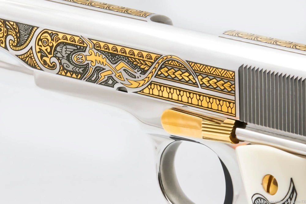 COLT 1911 .38 SUPER, MATCHING SET OF TWO: THE HAKA & THE MANA, ONE of 200 -img-6