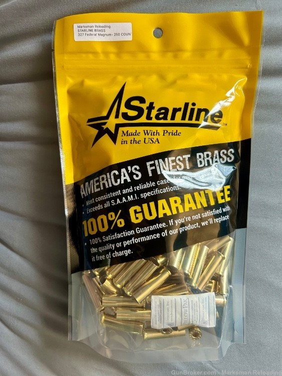 Starline 327 Federal Magnum Brass, 327 MAG- 250 Count-img-1