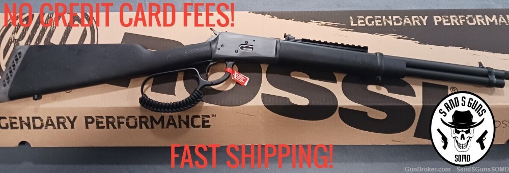 ROSSI MODEL 92 44 MAGNUM SNIPER GRAY 16.5" THREADED LEVER ACTION RIFLE NEW-img-0