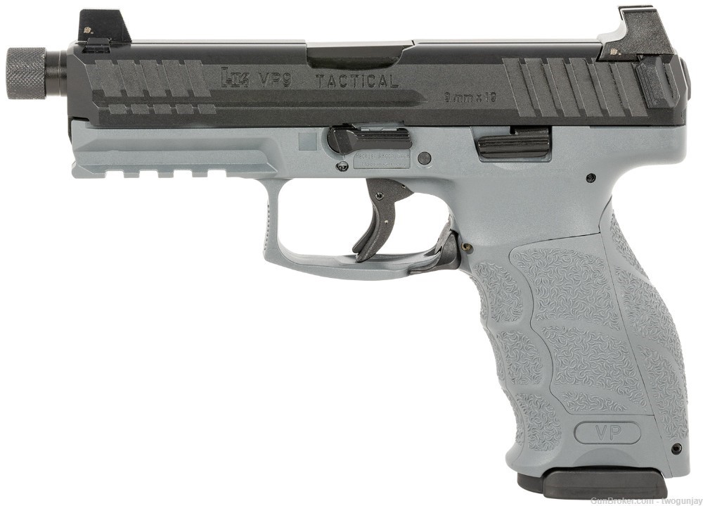 $1.00-NEW-Heckler and Koch H&K VP9 9mm Grey Tactical Pistol ! 81000786-img-0