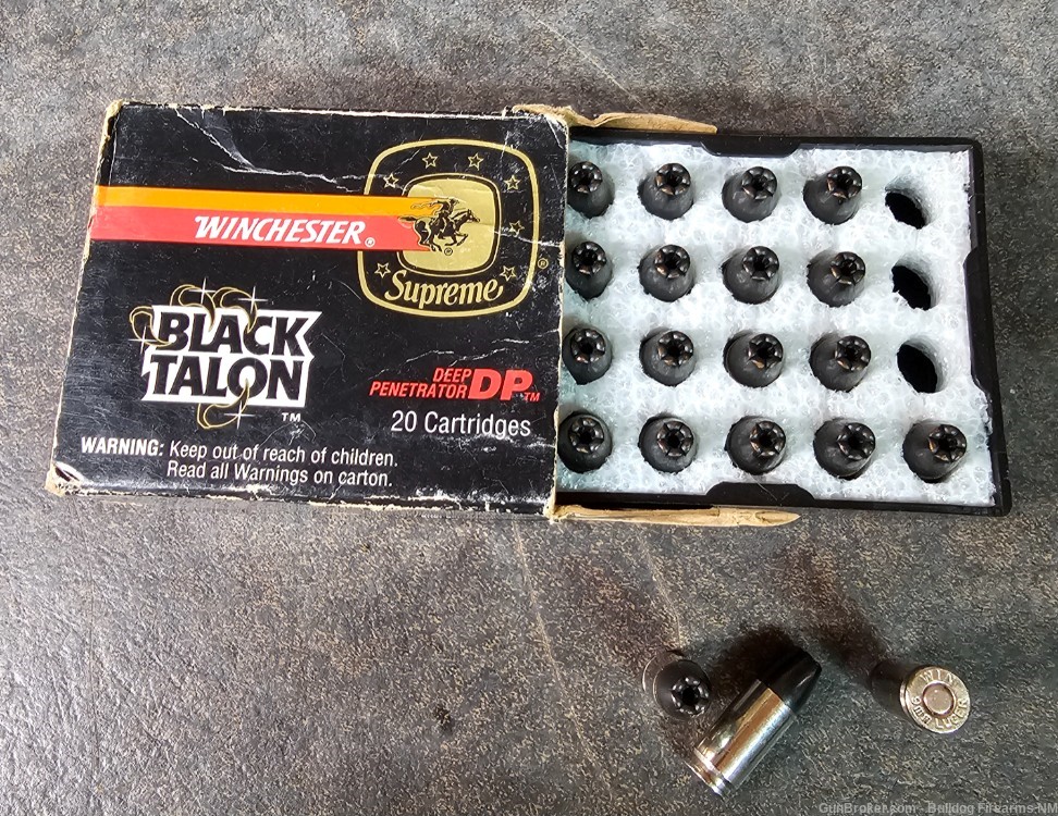 Winchester BLACK TALON 9mm 147 gr. SXT 20 round box S9mm 0289220501-img-0