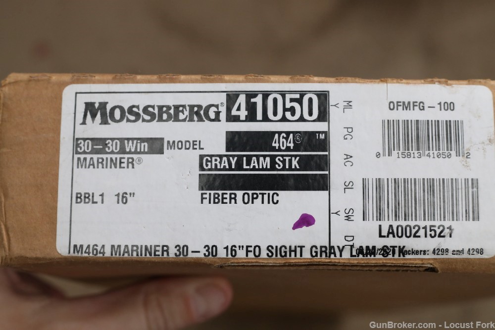 Mossberg 464 30-30 Win Marine Coat Grey Laminate BEAUTY UNFIRED Factory Box-img-51