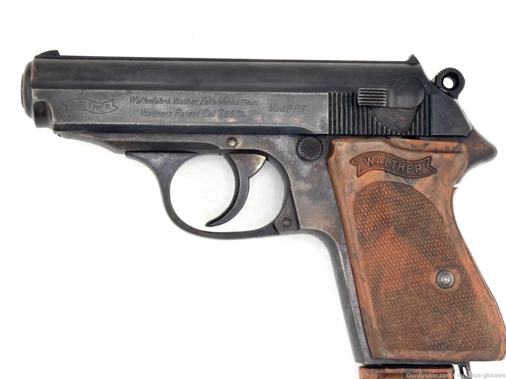 WALTHER PPK .32ACP 1939 RARE "W" SUFFIX / XTRA MAG 7.65MM CROWN/'N' PROOF -img-11