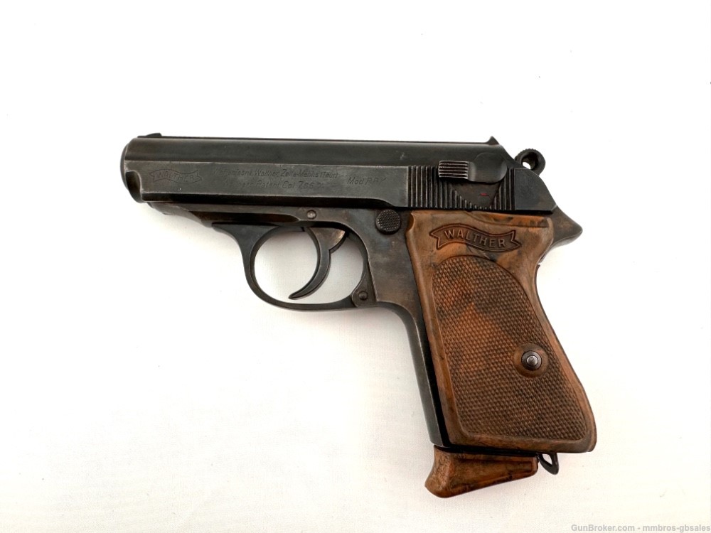 WALTHER PPK .32ACP 1939 RARE "W" SUFFIX / XTRA MAG 7.65MM CROWN/'N' PROOF -img-7