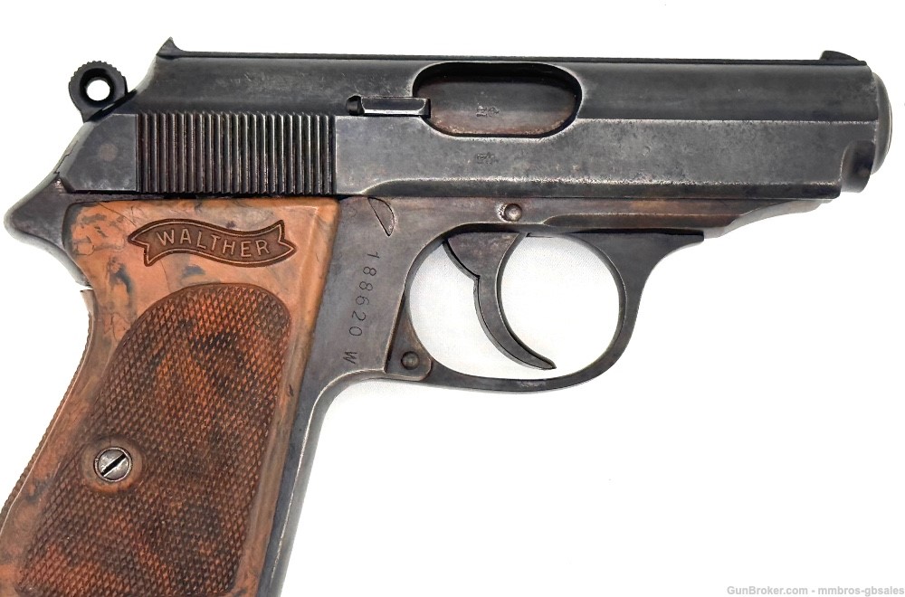 WALTHER PPK .32ACP 1939 RARE "W" SUFFIX / XTRA MAG 7.65MM CROWN/'N' PROOF -img-10